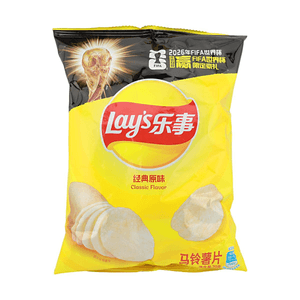 大陆版LAY'S乐事 马铃薯片 美国经典原味 70g【真薯原切 够薄够脆】