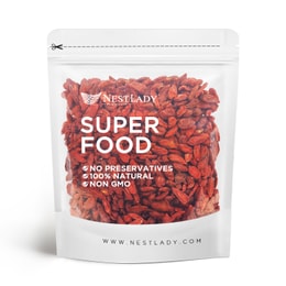NESTLADY 유기농 탑 레드 울프베리 무첨가물 1LB