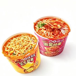 Spicy Fufu Cheese Ramen, Kimchi Turkey Noodles, Oh Me Oh Me Korean Instant Noodles, Sisha Kimchi*1, Spicy Fufu Cheese*1