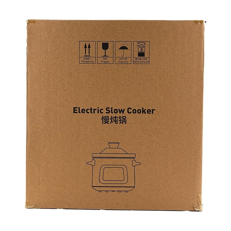 JOYOUNG Slow Cooker Soup Pot Purple Clay Electric Stew Pot Stew