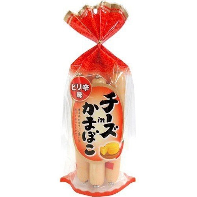 【日本直邮】NATORI MEIHOKU日本人气芝士火腿肠 辣味 232g