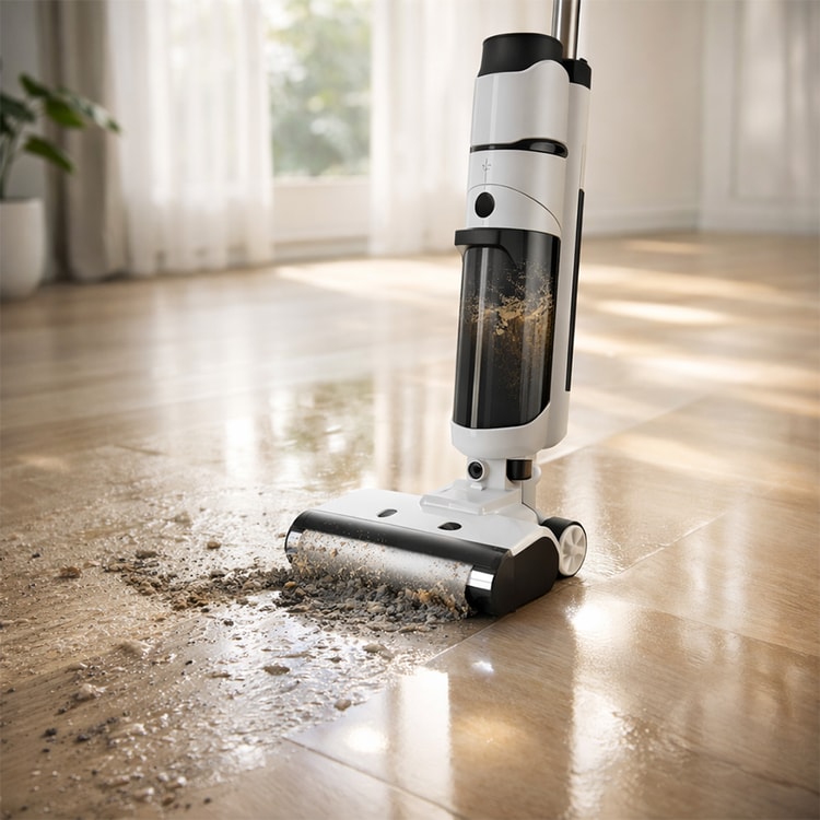 YOGO Mop & Wash Floor Cleaner ,3-in-1 Vacuum| Cordless Electric