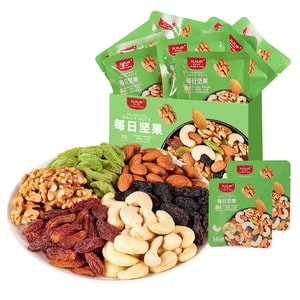Daily Nuts Nuts + Dried Fruits 10 Packs 120g 0 Additives - Walnuts Cashew Kernel Batan Wood Kernel Raisins Blackcurrant