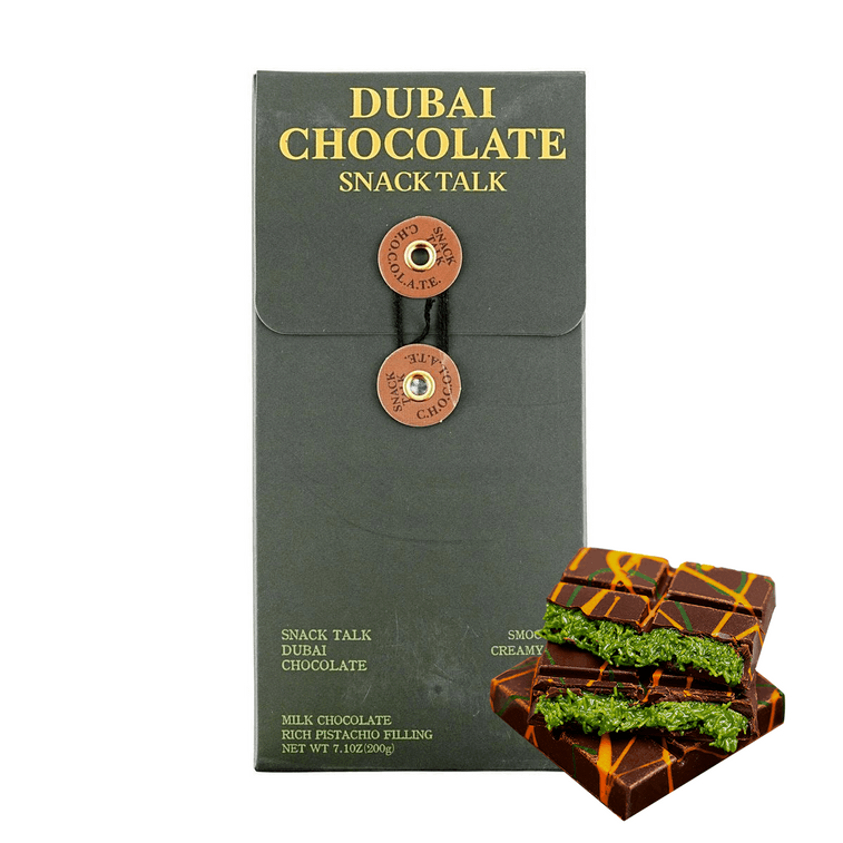 Dubai Style Chocolate Milk Chocolate Pistachio Kunafa, 7.1 oz [Refrigeration Required Upon Arrival] 5