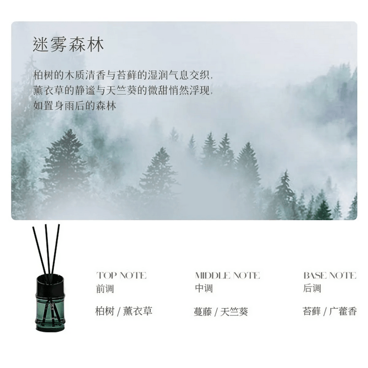 バンブージョイント アロマセラピー プレミアムエディション ミスティフォレストの香り、1.7液量オンス 5