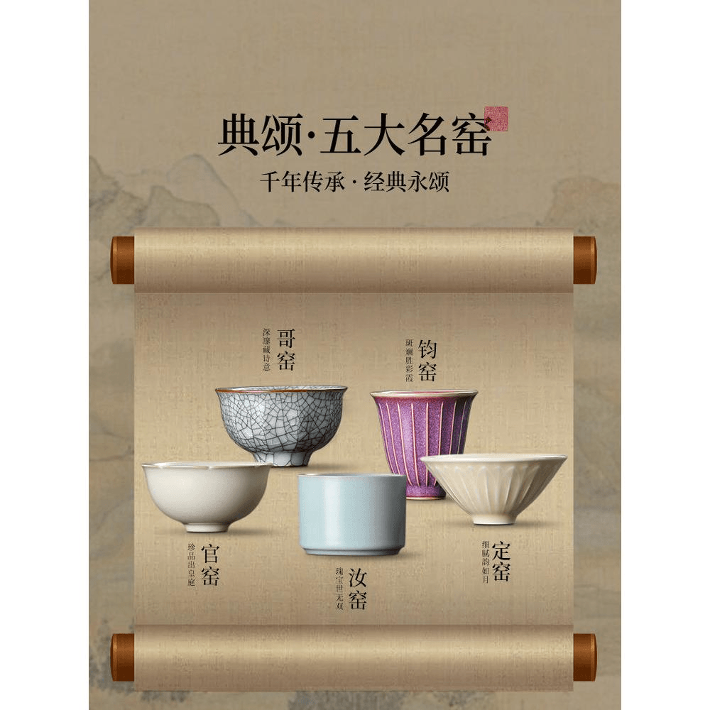 中国直送】故宮博物院文化創作茶器セット、陶磁器名器カップギフト