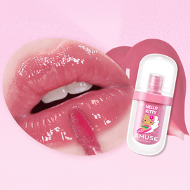 JEL-FIT Lip Tint, #06 Seoul Girl, Cool Tone Mobish Pink【BEST】【Tanned Hello Kitty Collaboration Limited Edition】