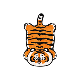 Cashmere Touch Yarn-dyed Mat Cute Tiger 120cm * 75cm | Yami