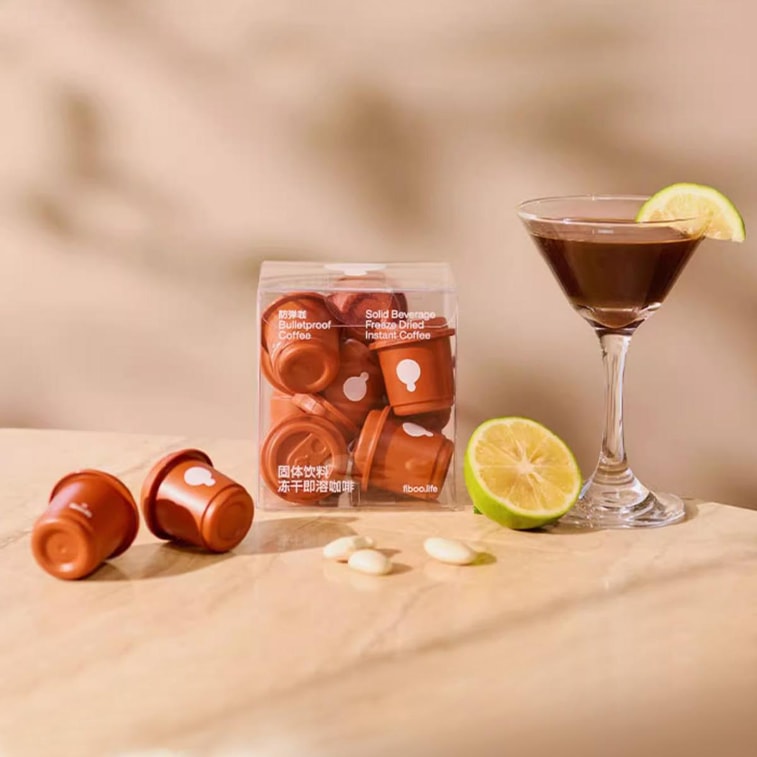 Solid Beverage Freeze Dried Instant Coffee, 10cups, Bulletproof Coffee, White Kidney Bean *2【2 Packs】 5