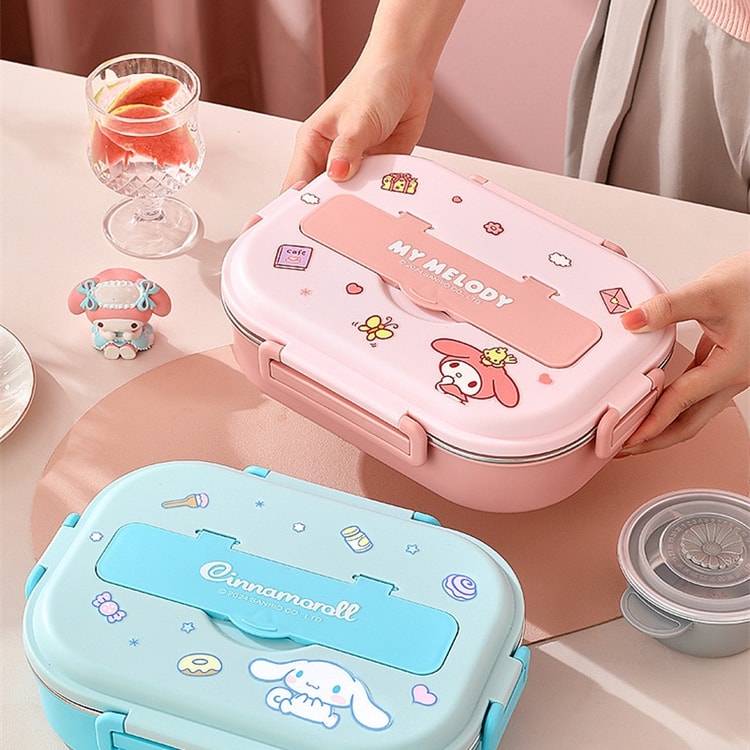Sanrio Stainless Steel Insulated Lunch Box with Compartments