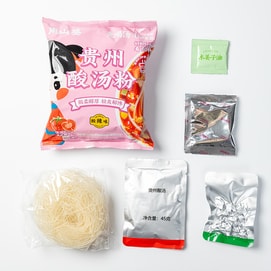 Guizhou Red Sour Soup Rice Noodles [Guizhou Flavor] Instant, No Cooking Required 121g*3Bags