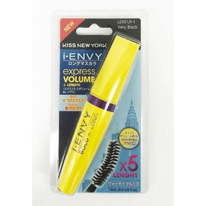 【日本直邮】 日本 日本其他 KISS NEW YORK 眼部长效睫毛膏 1个 深色 睫毛膏 睫毛加长 睫毛定型 防晕染 卷翘 女性 彩妆