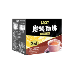 日本UCC 炭燒咖啡 3合1 即溶咖啡 10袋入 17g*10