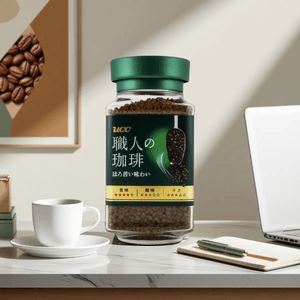 日本UCC 职人咖啡 速溶黑咖啡 绿瓶 醇苦型 90g