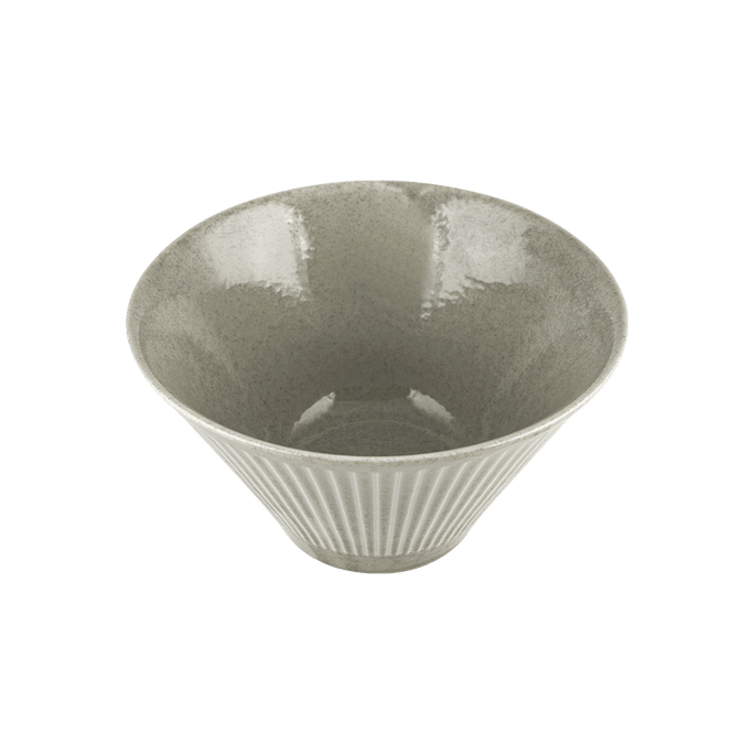 MIWA Japanese Stylish Ramen Donburi Bowl Gray 6.3"