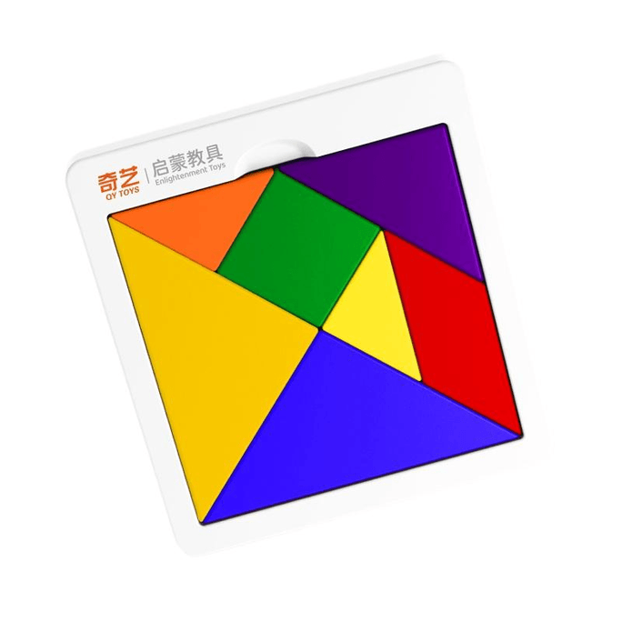 Qiyi Tangram Intelligence Puzzle Teaching Tool Kindergarten Specific Primary School First Grade * 1 Piece