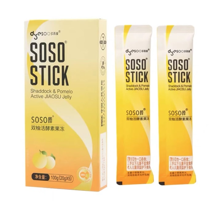 Soso Bar Fruit Probiotic Jelly Hi Eat Enzyme Prebiotic Conditioning Stomach 5 packs (recommended To Beat 5 Boxes)