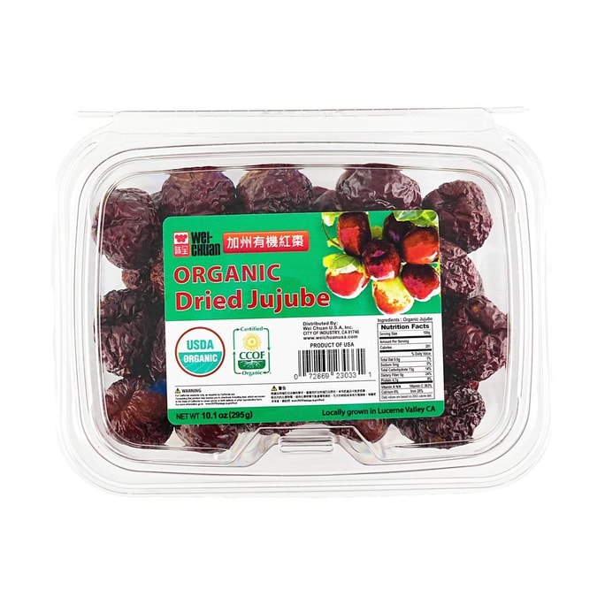 Organic Dried Jujube , 10.1 oz 【USDA Organic】