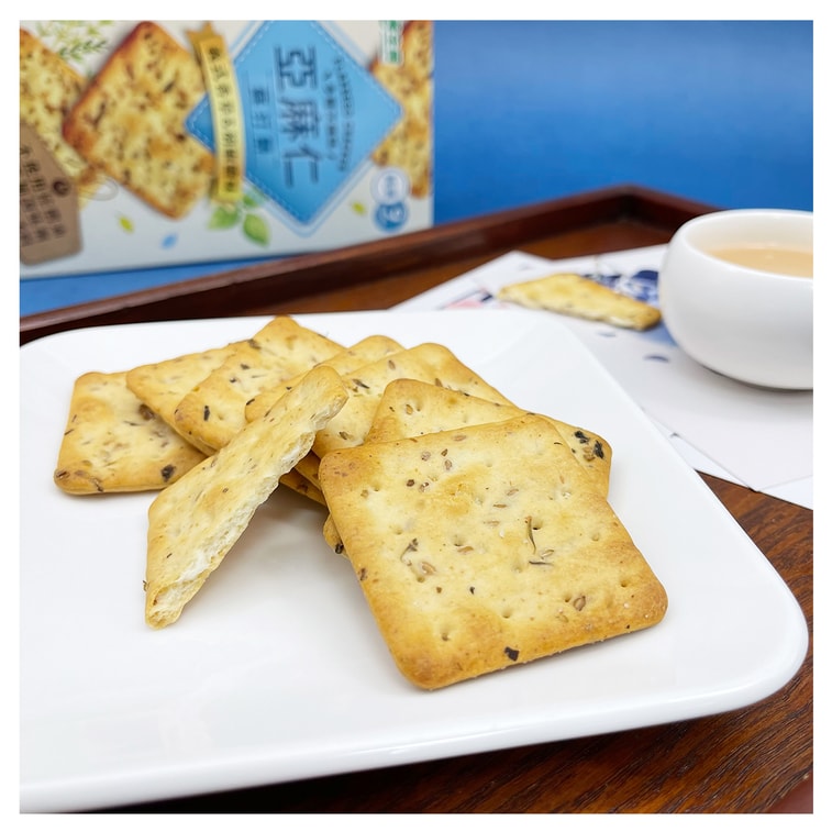 [台湾直邮] 义美 亚麻仁苏打饼 162g 9入 7