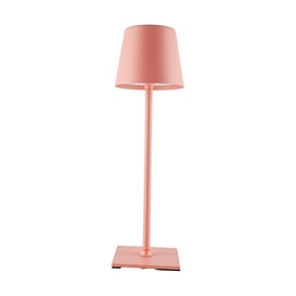 American Style High Foot Table Lamp Creative Table Lamp Night Light Charging Version Pink