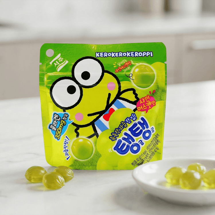 SEOJU Sanrio Keroppi Tang Tang Jelly Gummy Candy Shine Muscat
