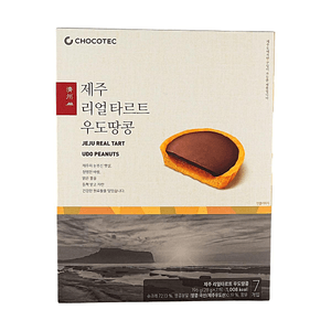 韩国CHOCOTEC 济州岛牛岛花生挞 28g*7枚 【济州特产】【香酥浓郁】