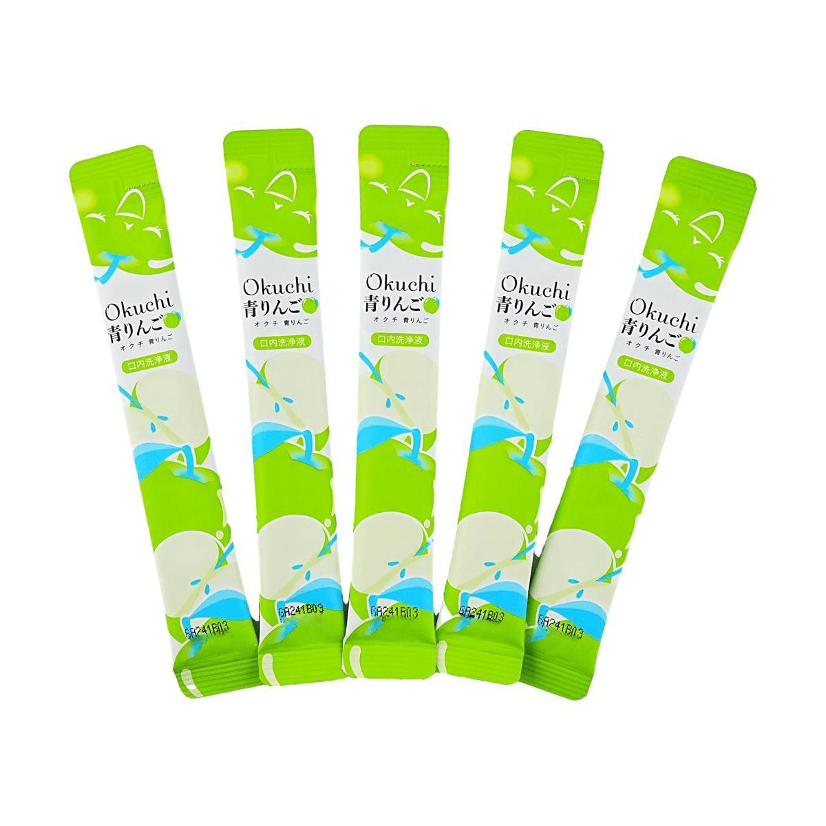 Okuchi Travel Packaging Mouth Wash for Brightening, #Green Apple
