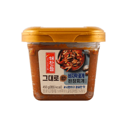 韩国CJ希杰 大豆海鲜酱 大酱炖菜调味料 450g