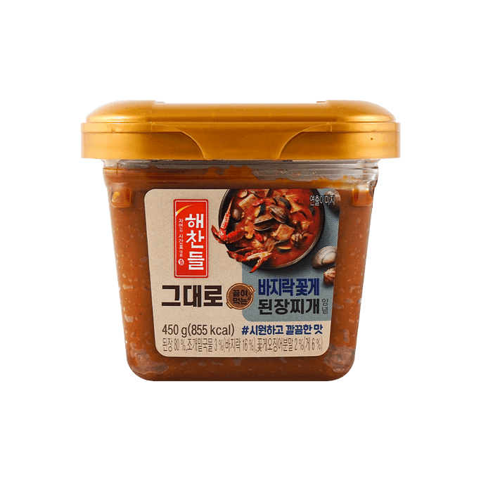 韓國CJ希傑 大豆海鮮醬 大醬燉菜調味料 450g