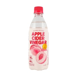 Apple Cider Vinegar Soda Shinbi Peach Zero,16.9 fl oz【Naturally Fermented Beverages】【0 Sugar 0 Calories】