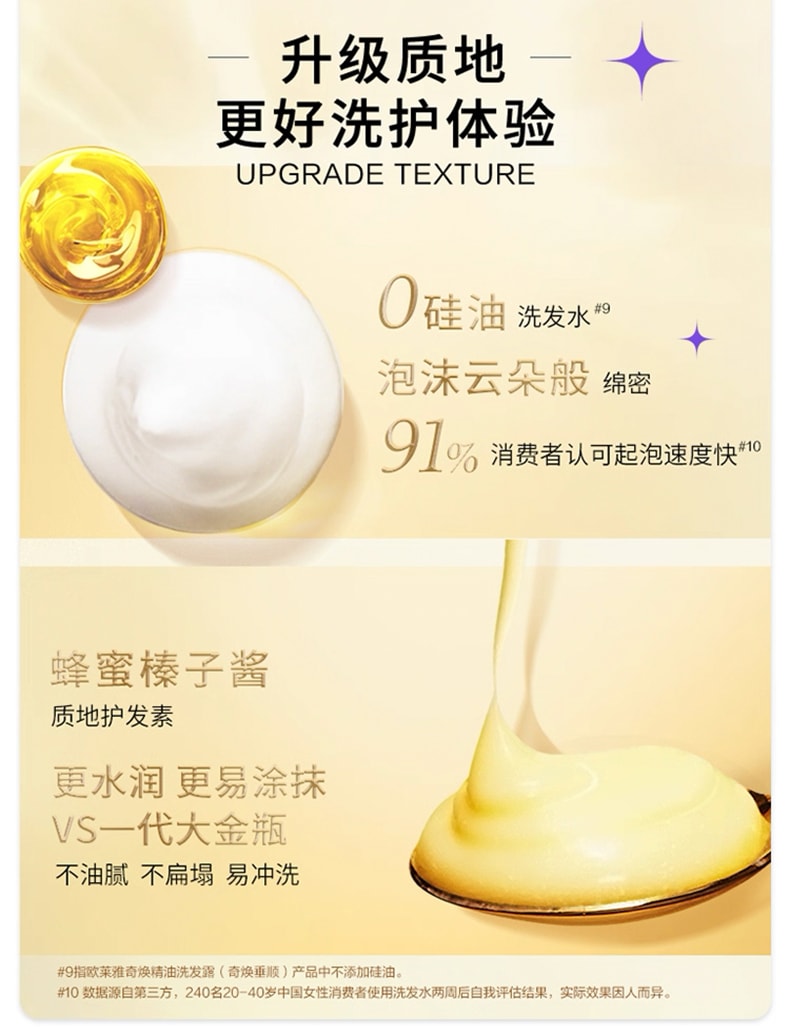 法国 巴黎欧莱雅 【爆款】大金瓶奇焕精油润发乳 头皮健康发丝蓬松 440ml