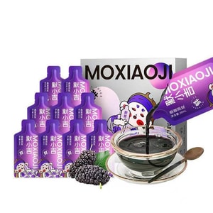 모샤오지 뽕나무 퓌레, 갓 짜낸 뽕나무 주스, 210ml (7개입), 고농축 안토시아닌 함유 음료, 항산화 음료, 무설탕, 무첨가물, 밤늦게까지 깨어있는 분들을 위한 필수 건강 주스, 영양 공급, 눈 건강 보호, 미용, 선물용.