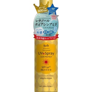 RE&NA Transparent Quick Dry Cool Sunscreen Spray - White Lily and Musk SPF50+/PA++++ 200g