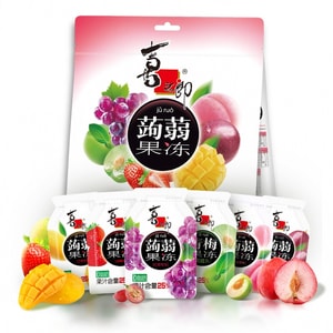 [중국 직배송] 시즈랑 곤약 젤리 6가지 맛 400g 쉐어링팩