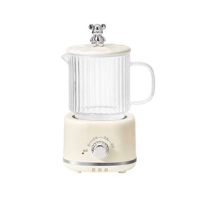 スティッチ ヘルスポット 1000ML [フルーツティー、菊花茶、シロキクラゲスープ、ツバメの巣スープ、離乳食用お粥、レモンティー、アップルウォーター、黒糖水] 高ホウケイ酸ガラス、お茶の淹れ方とヘルスポットのギフトセット、米国規格110V、スタイリッシュな電気ケトル、3段階スピード調整、#CreamyStyle、360Wスロークッキングパワー、ギフトボックスギフトセット 9