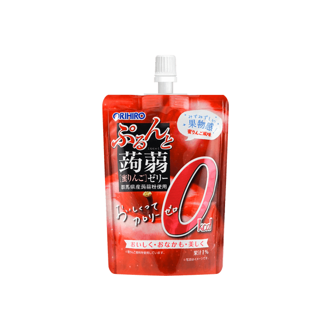Konjac  Jelly Apple Flavor 130g【0 Fat 0 Calories】