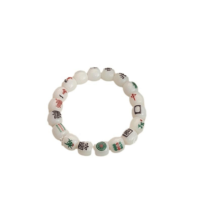 New Chinese Mahjong Bracelets Hand String China-Chic Feng Facai Hongzhong Twisting Fingers Soft * 1 Piece