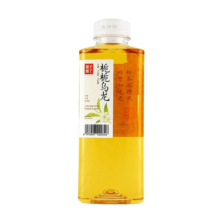 果子熟了 梔梔烏龍 梔子花味烏龍茶飲料 500ml【無糖】 9