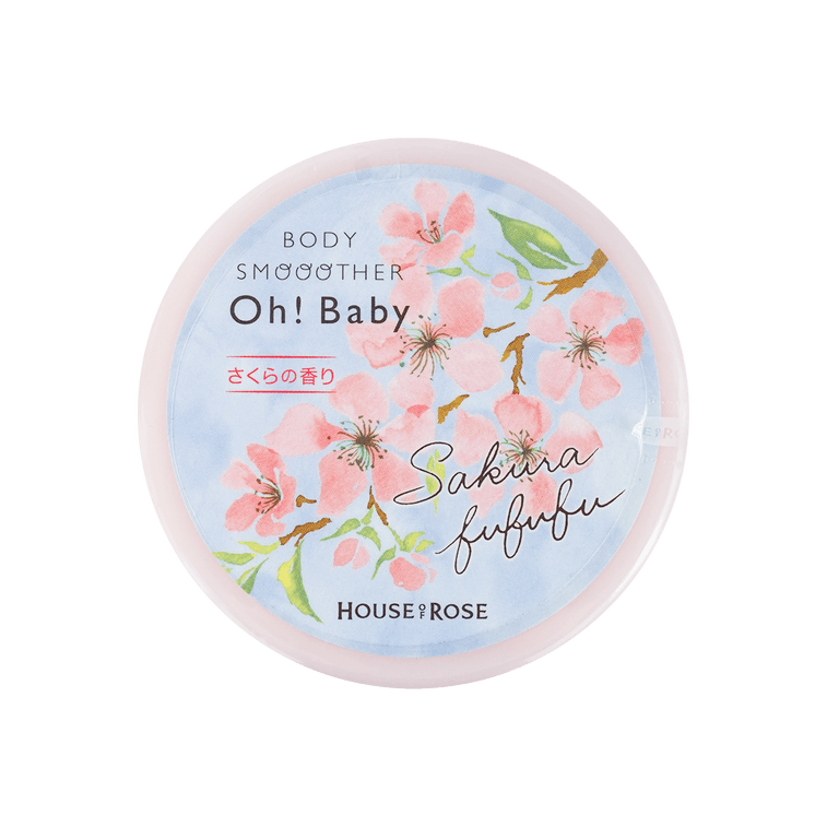 日本HOUSE OF ROSE玫瑰屋 OH!BABY 身体去角质磨砂膏 樱花香味 350g【樱花限定】 4