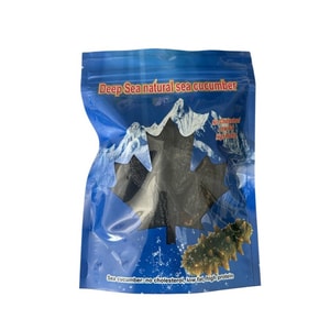 Dried Deep Sea Natural Sea Cucumber Standard Bag Package (0.5lb)227g(with Ribs/Belt Bandage)