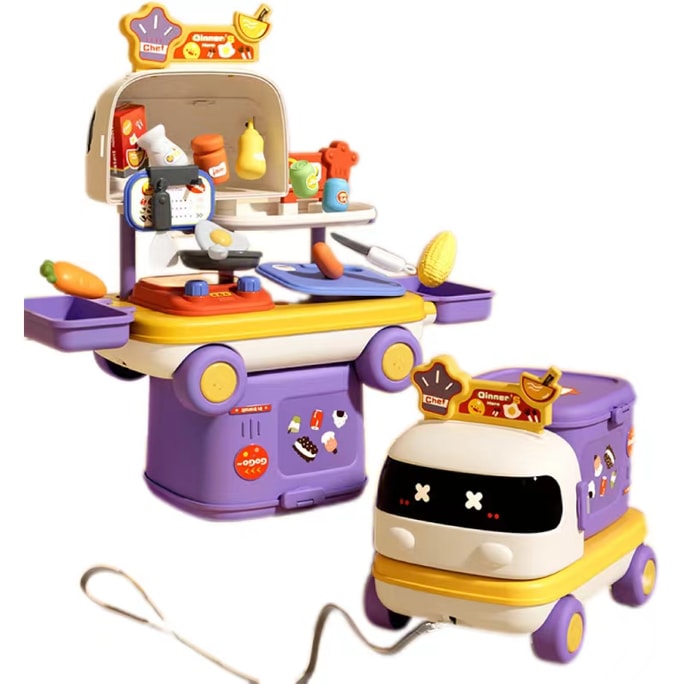 Children's Toys Play Every Family Car Cute Fun/Multi-Functional Storage Box/Puzzle Interactive - Kitchen Style 1Pc