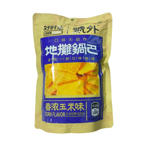 Snack For Binge-watching Dramas, Street Stall-style Crispy Rice Crackers [Rich Corn Flavor] 108g*1 bag