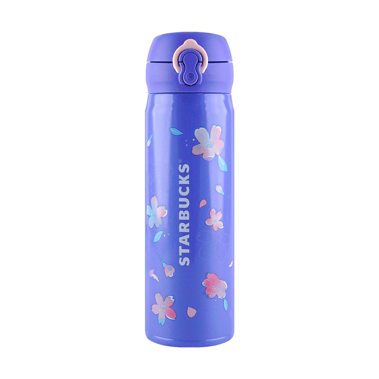 Starbucks Sakura Thermos Straw Tumbler with Strap