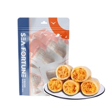 Spicy Stuffed Squid Snacks with Roe 500g [Low-Calorie High-Protein] [Tender Chewy & Juicy] [Ready-to-Eat Seafood Snack]