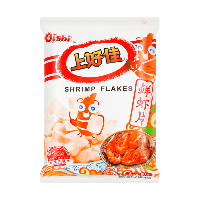 OISHI上好佳 鲜虾片80g