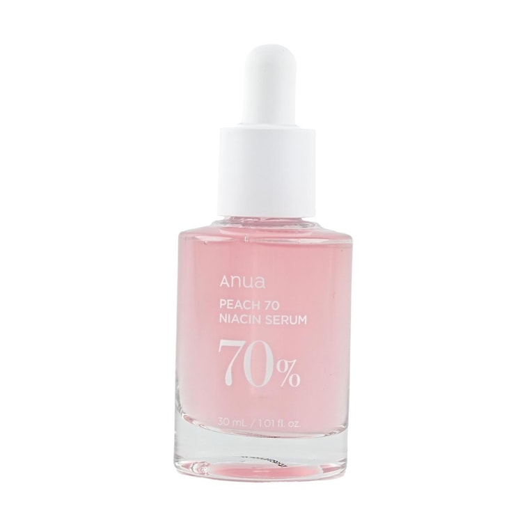 韩国ANUA安宇安 桃子70%烟酰胺美白精华 30ml 提亮肤色 舒缓修护 深层补水 焕亮 6