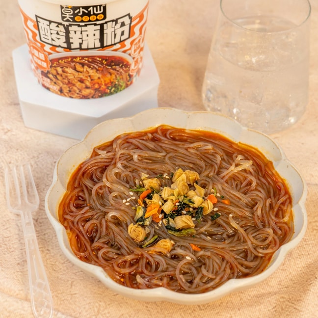 莫小仙 重庆酸辣粉 100g【冲泡即食免煮红薯粉丝】