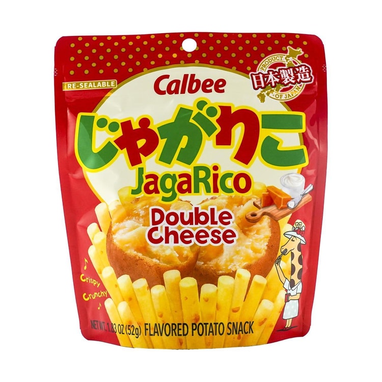 カルビー ジャガリコ ポテトスティック ダブルチーズ風味 1.83 oz *5