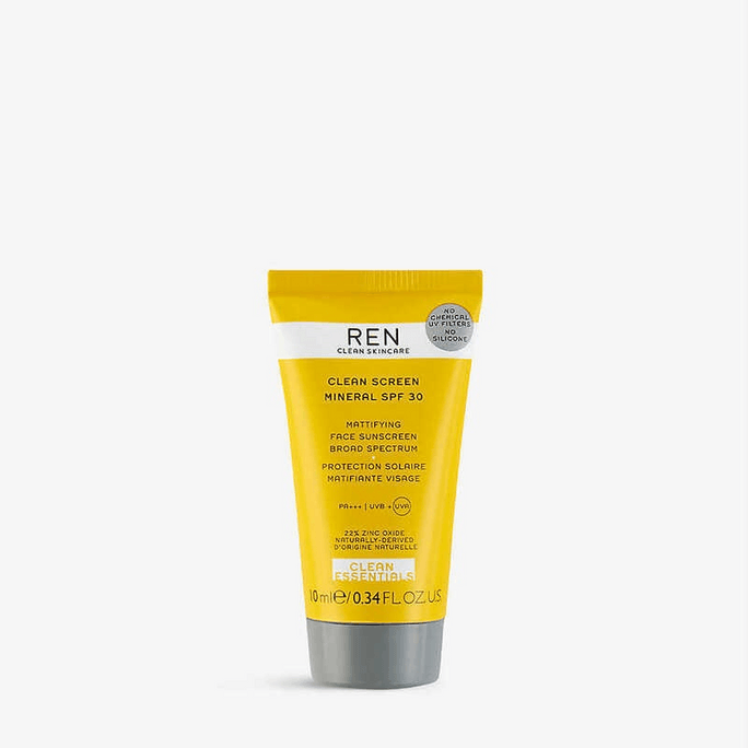 Clean Skincare SPF30 Mattifying Face Sunscreen (10ml)