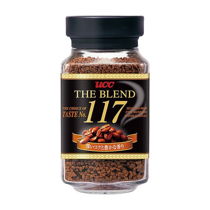 UCC117 Freeze-Dried Instant Black Coffee Powder 90g